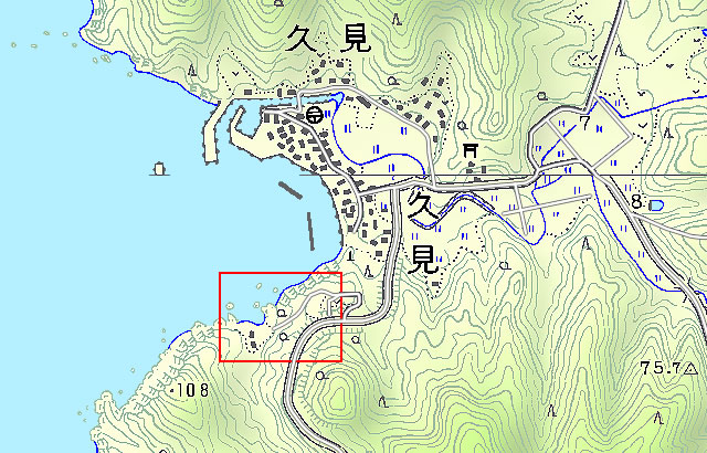 吉浦（野営場）の地図画像