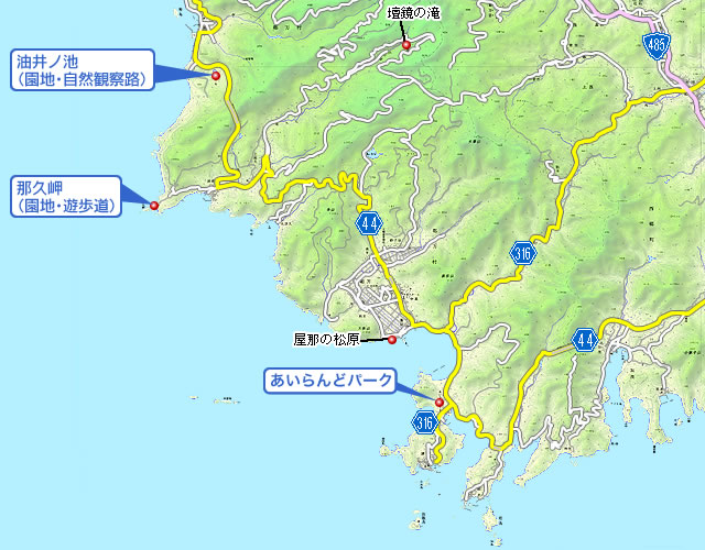 旧都万村エリア地図