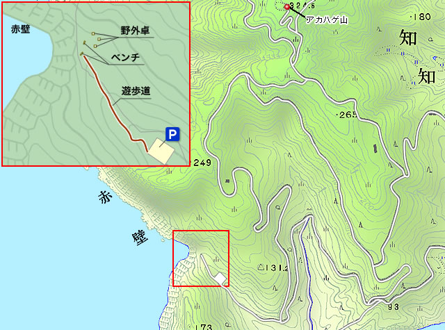 赤壁の地図画像