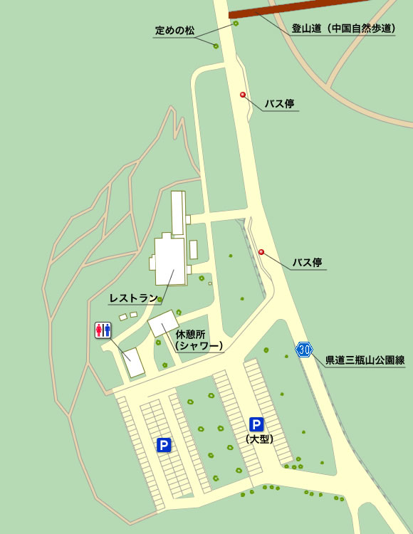 西の原（園地）の地図画像