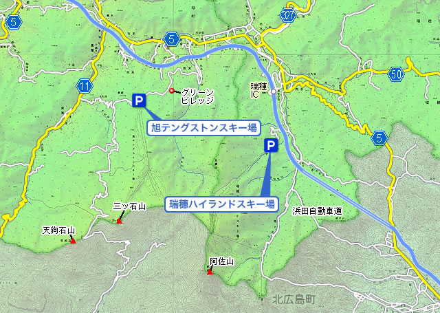 東部エリア地図