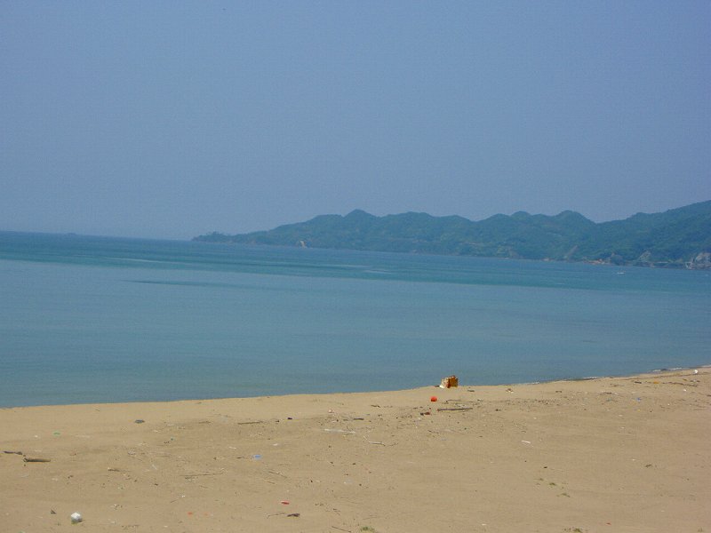 湊原海岸から日御碕を望む