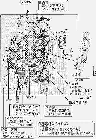 大満寺・鷲ヶ峰地質