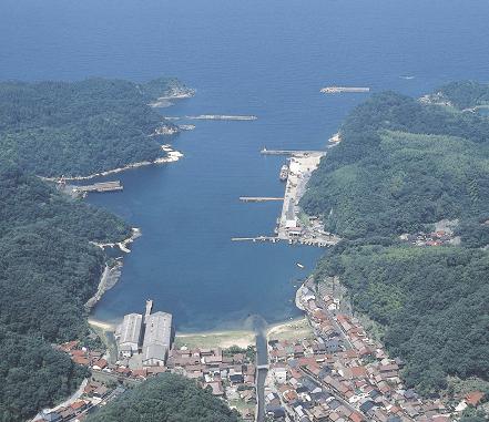 温泉津港の写真