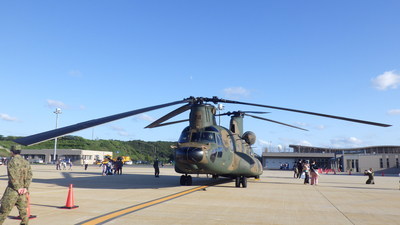 自衛隊機展示