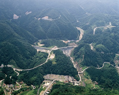 平成２６年７月、第二浜田ダム空撮