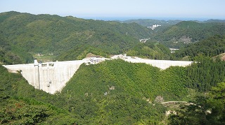 試験湛水開始前、平成27年９月下旬の状況写真