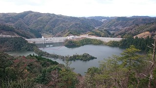 試験湛水状況、平成27年12月中旬の写真