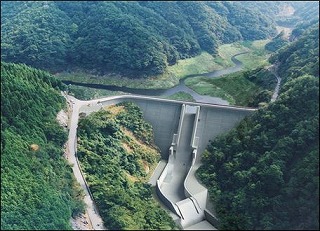 浜田ダム再開発工事、完成予想図