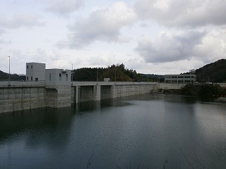 洪水時最高水位の状況写真