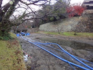 城山内堀川（調査当日）②