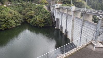 10月２日の御部ダムの写真です