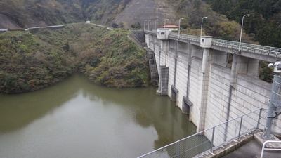 11月20日の御部ダムの写真です