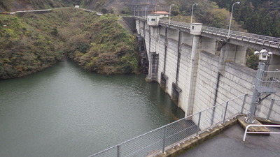 11月26日の御部ダムの写真です