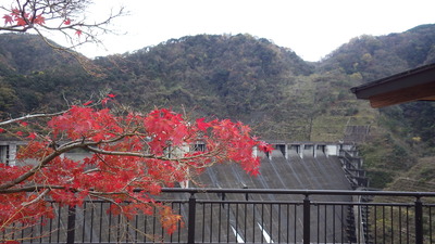 11月27日の大長見ダムの写真です