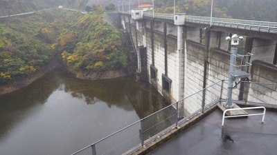 11月９日の御部ダムの写真です