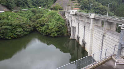 ９月８日今日の御部ダムの写真です