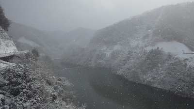 １月25日のみやび湖の写真です