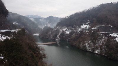 １月28日のみやび湖の写真です