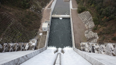 第二浜田ダム満水位の写真その２です