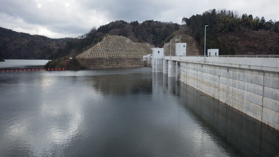 第二浜田ダム満水位の写真その１です