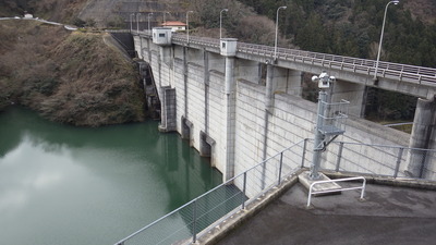 ２月１日の御部ダムの写真です