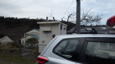 二川雨量局の写真です