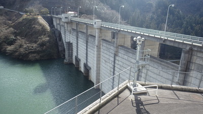 ２月18日の御部ダムの写真です