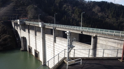 ２月24日の御部ダムの写真です