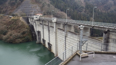 ２月29日の御部ダムの写真です