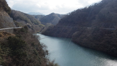 ２月８日のみやび湖の写真です