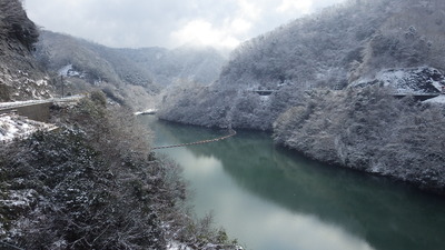 ３月１日のみやび湖の写真です