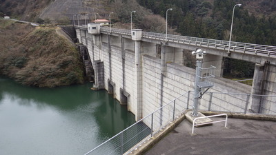 ３月10日の御部ダムの写真です