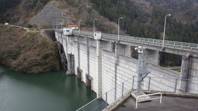 ３月11日の御部ダムの写真です