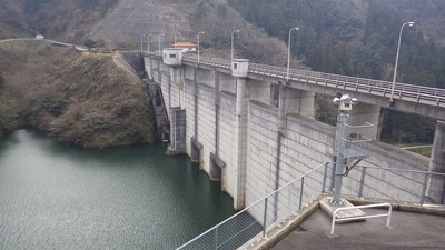 ３月14日の御部ダムの写真です