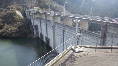 ３月22日の御部ダムの写真です