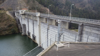 ３月24日の御部ダムの写真です