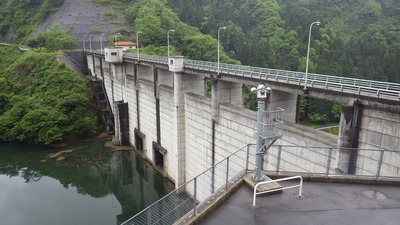 ５月９日の御部ダムの写真です