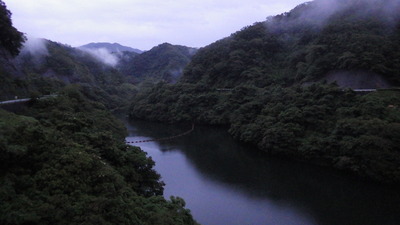 夜のみやび湖です