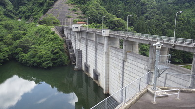 7月1日今日の御部ダムです。