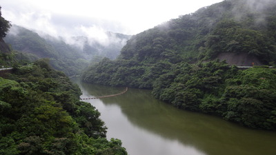 ７月１５日のみやび湖の全景