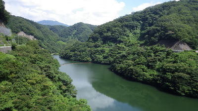 ７月２０日のみやび湖の全景