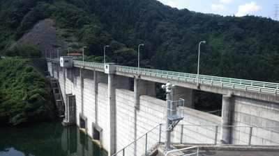 ７月29日の御部ダムの写真です