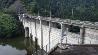 ７月５日の御部ダムの全景です。