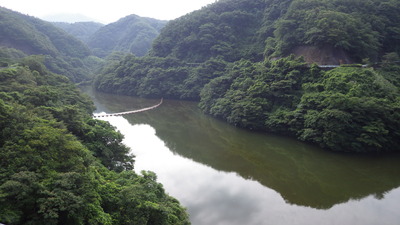 ７月５日のみやび湖の全景です。