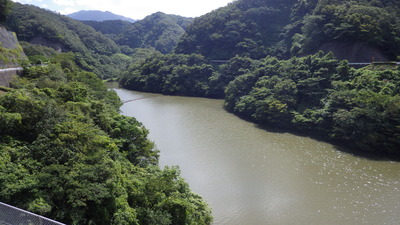 ８月31日のみやび湖の写真です