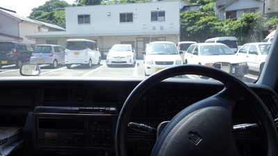 代車の内部の様子です。