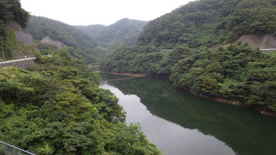 ９月７日のみやび湖の全景です。