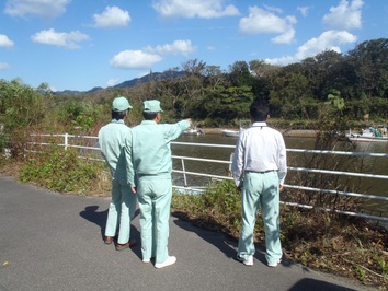 河川パトロール写真