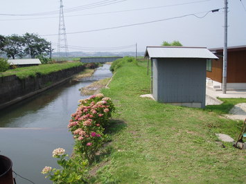 河川不法占用写真